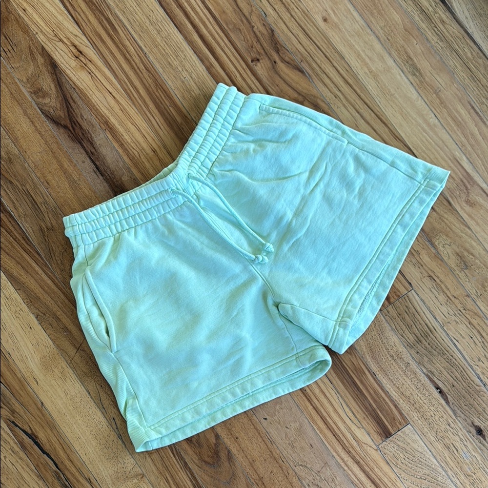 TNA cozy AF fleece shorts